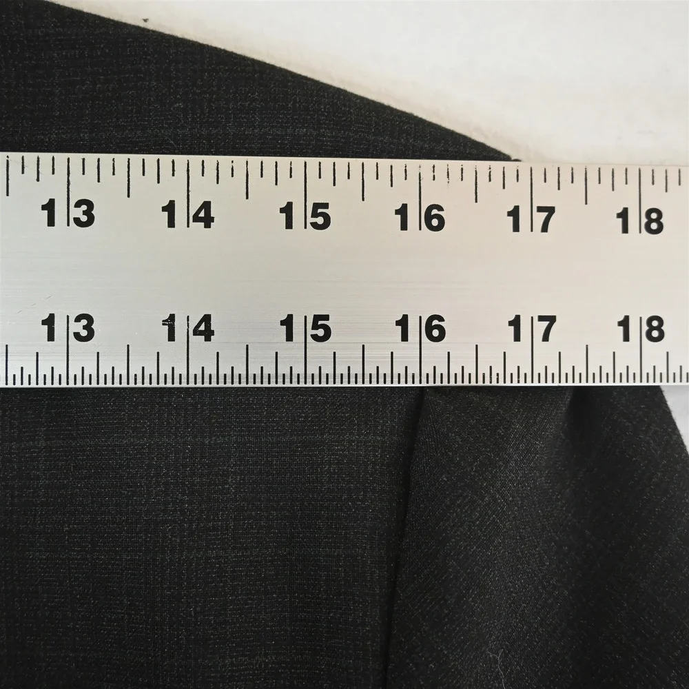 Vtg Mens Double Breasted 38R Gray Green Plaid Mens Blazer Suit Jacket Sport Coat
